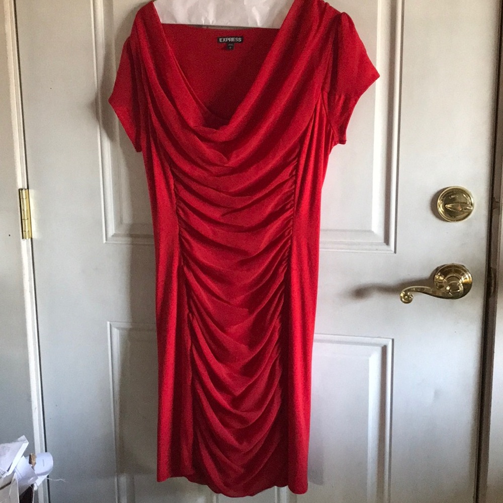 Red dress from Express